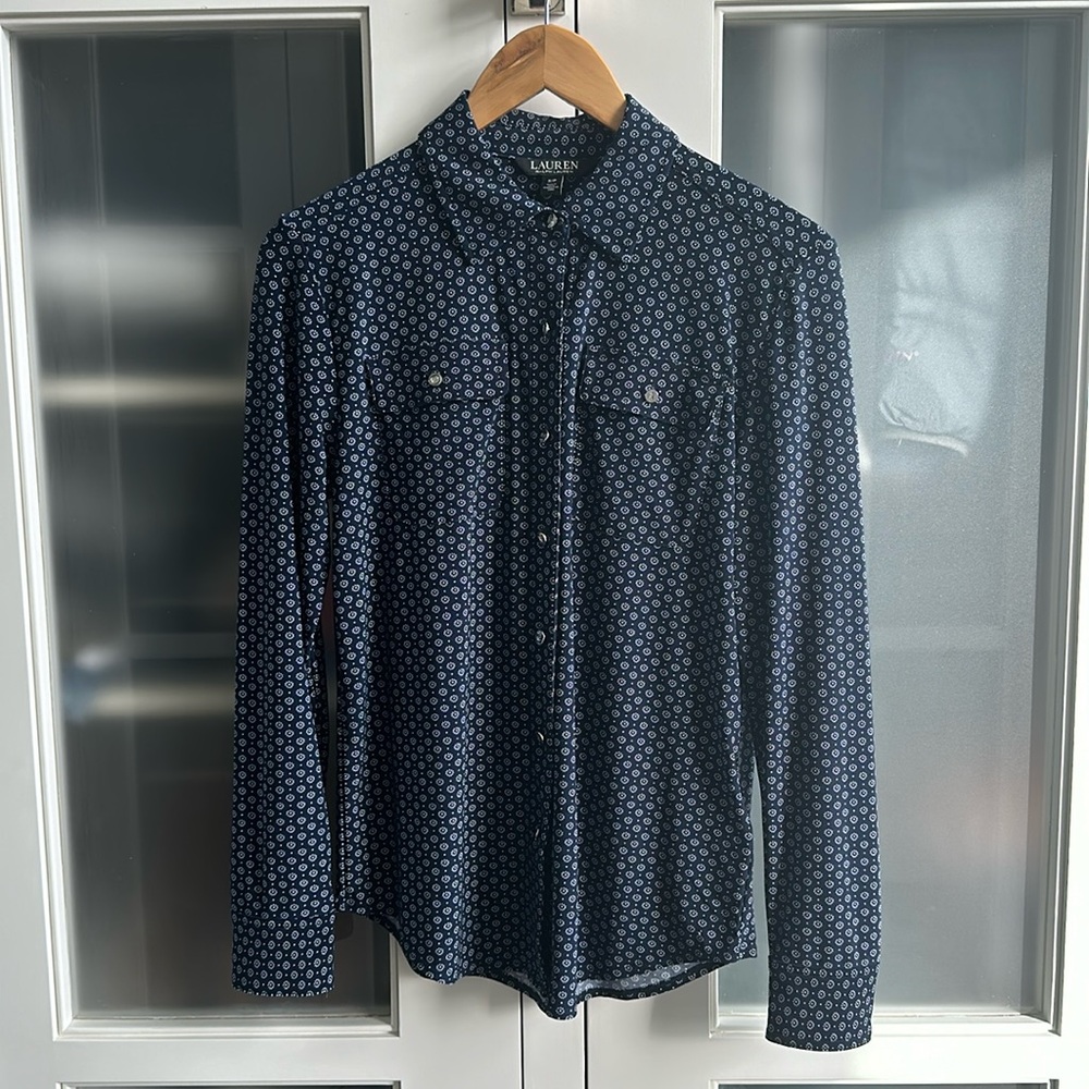 Lauren Ralph Lauren - Navy Blouse